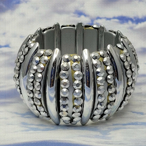 Stretchy rhinestone studded Bracelet